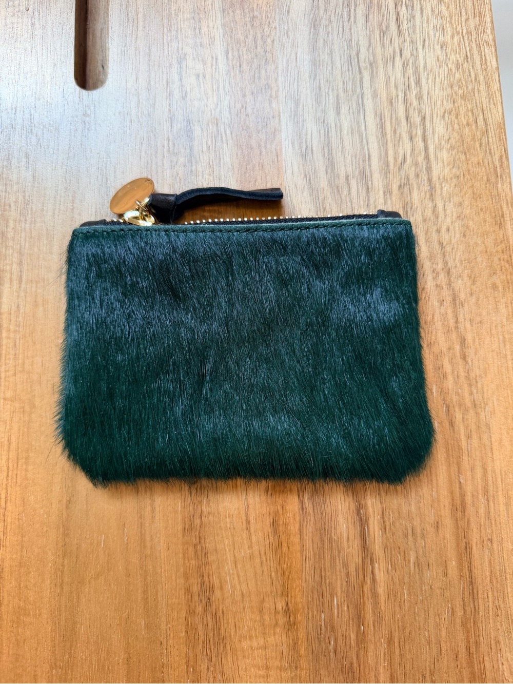 Clare V Coin Clutch $95 NWT
Bottle Green Hair-On